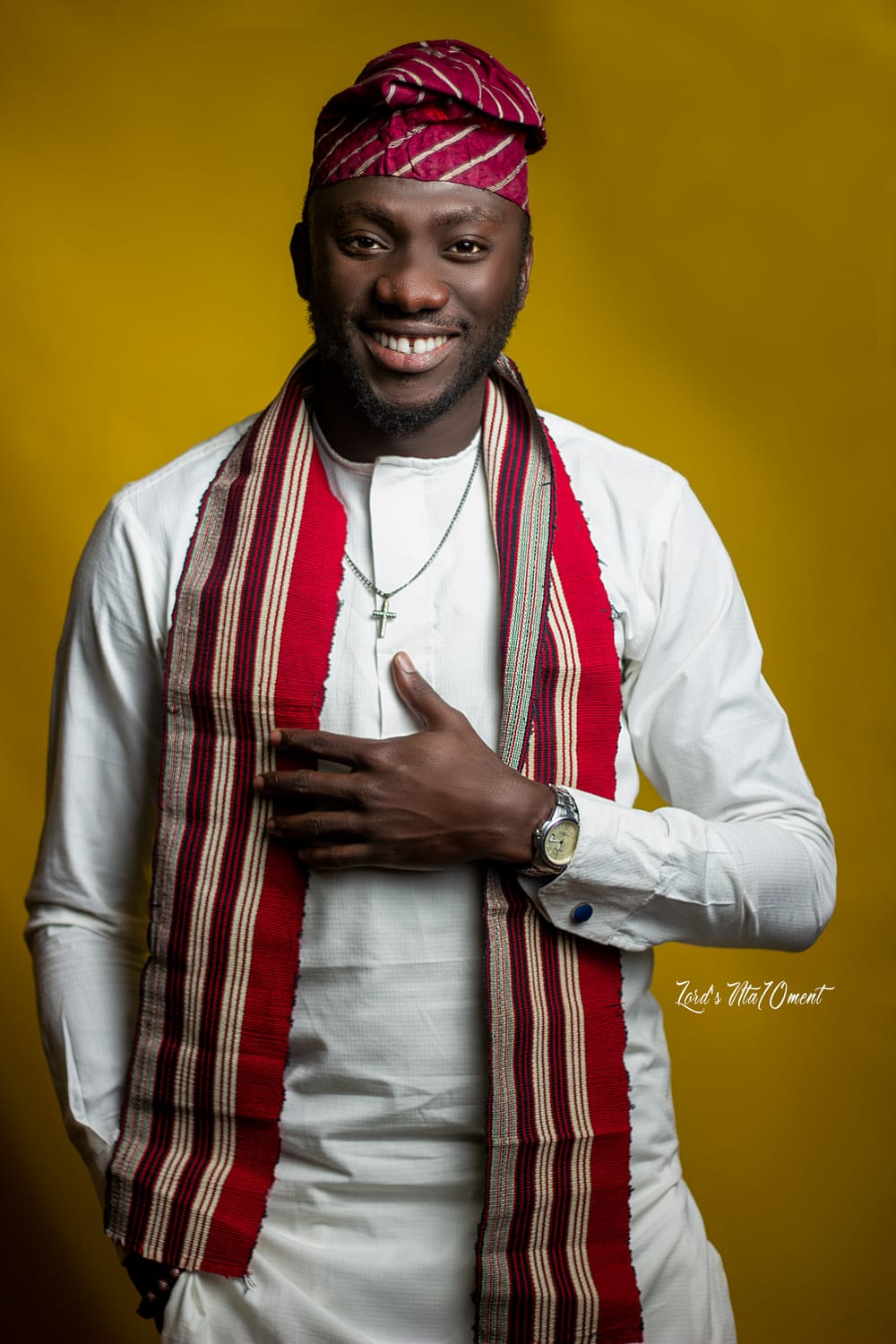 Muyiwa Davids, host of Tea for Chat